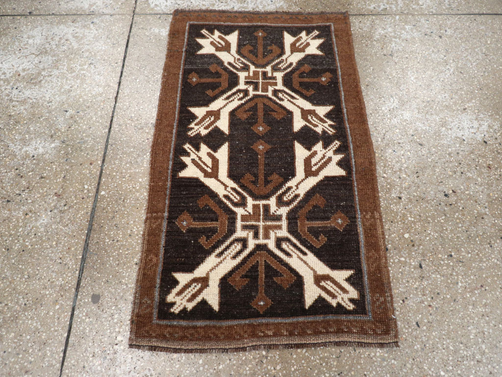 Vintage Turkish Anatolian Throw Rug, No.31855 - Gsblank