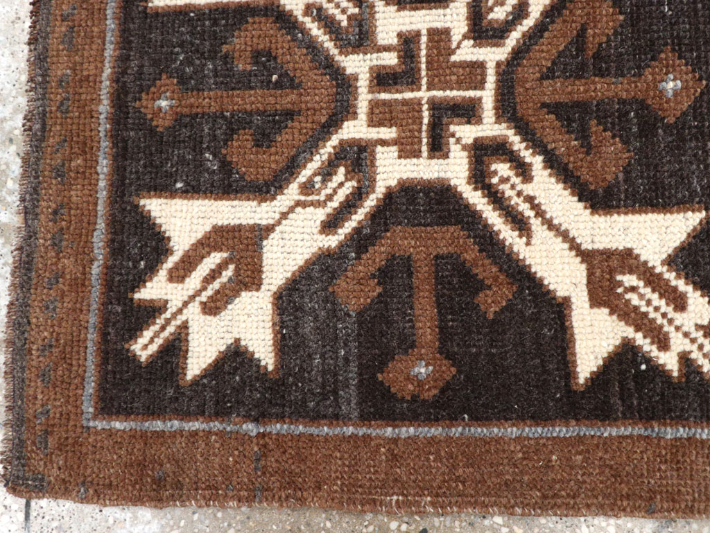 Vintage Turkish Anatolian Throw Rug, No.31855 - Gsblank