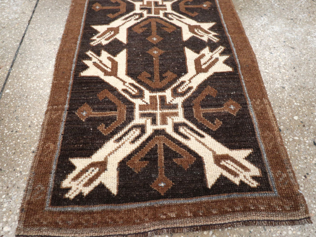 Vintage Turkish Anatolian Throw Rug, No.31855 - Gsblank
