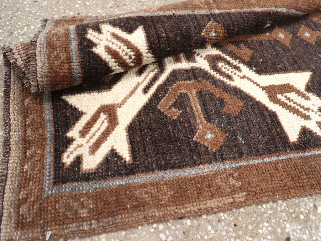 Vintage Turkish Anatolian Throw Rug, No.31855 - Gsblank