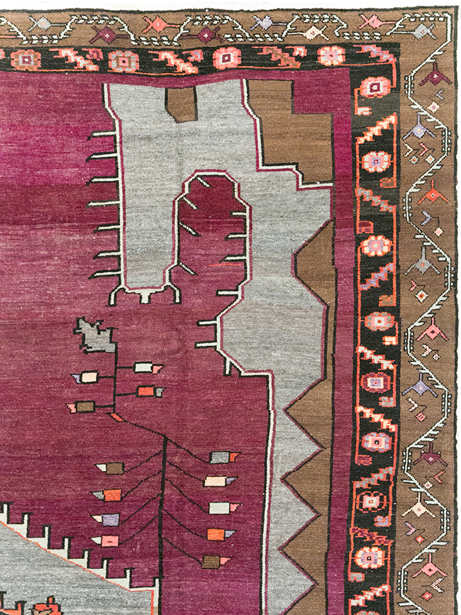 Vintage Turkish Anatolian Large Room Size Carpet, No.31863 - Gsblank