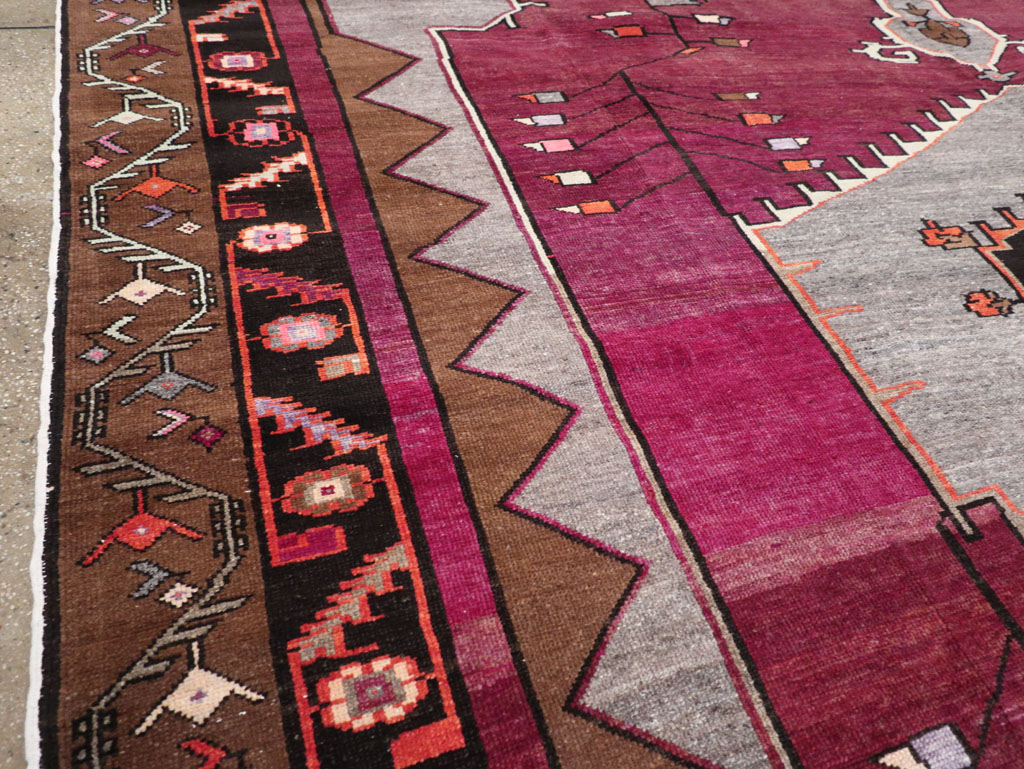 Vintage Turkish Anatolian Large Room Size Carpet, No.31863 - Gsblank