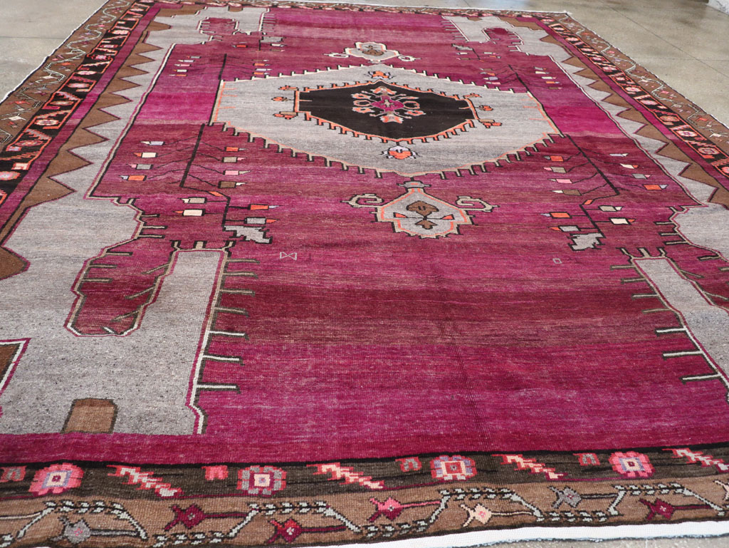 Vintage Turkish Anatolian Large Room Size Carpet, No.31863 - Gsblank