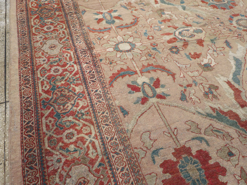 Antique Persian Mahal Room Size Carpet, No.31865 - Gsblank