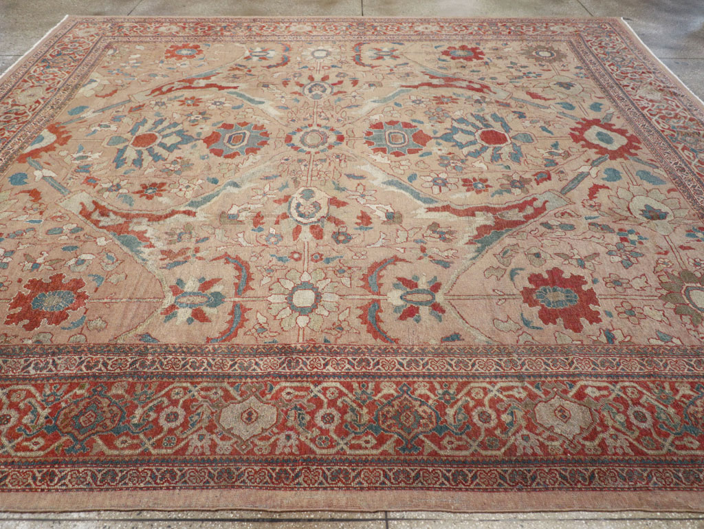 Antique Persian Mahal Room Size Carpet, No.31865 - Gsblank