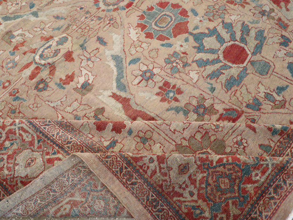 Antique Persian Mahal Room Size Carpet, No.31865 - Gsblank