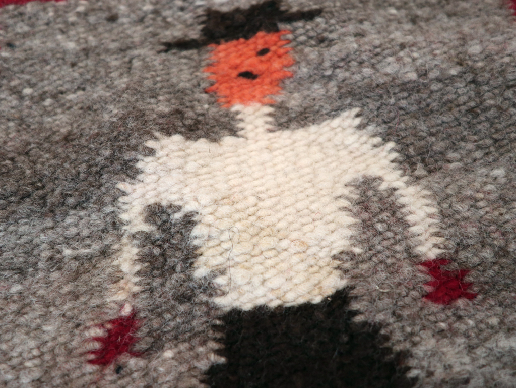 Vintage Pictorial Navajo Kilim, No.31866 - Gsblank