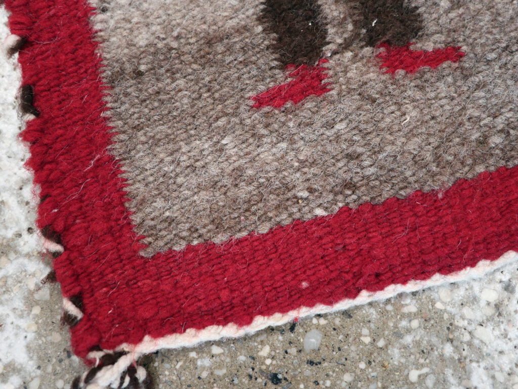 Vintage Pictorial Navajo Kilim, No.31866 - Gsblank