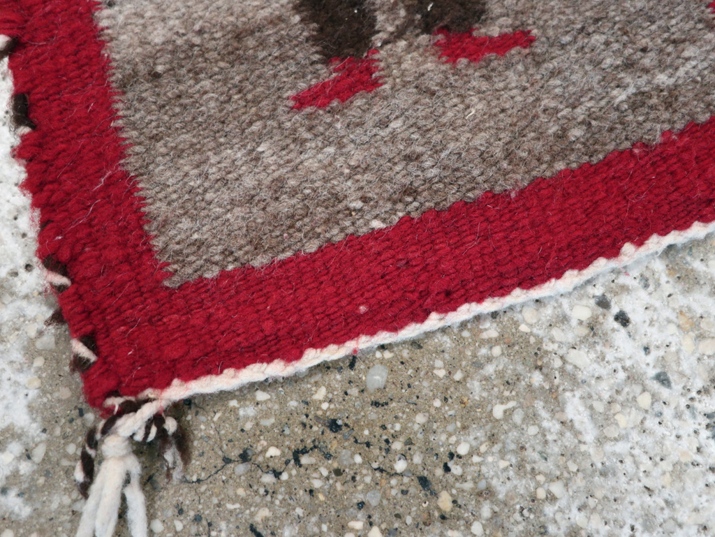 Vintage Pictorial Navajo Kilim, No.31866 - Gsblank