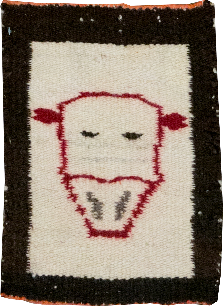 Vintage American Navajo Pictorial Kilim, No.31867 - Gsblank