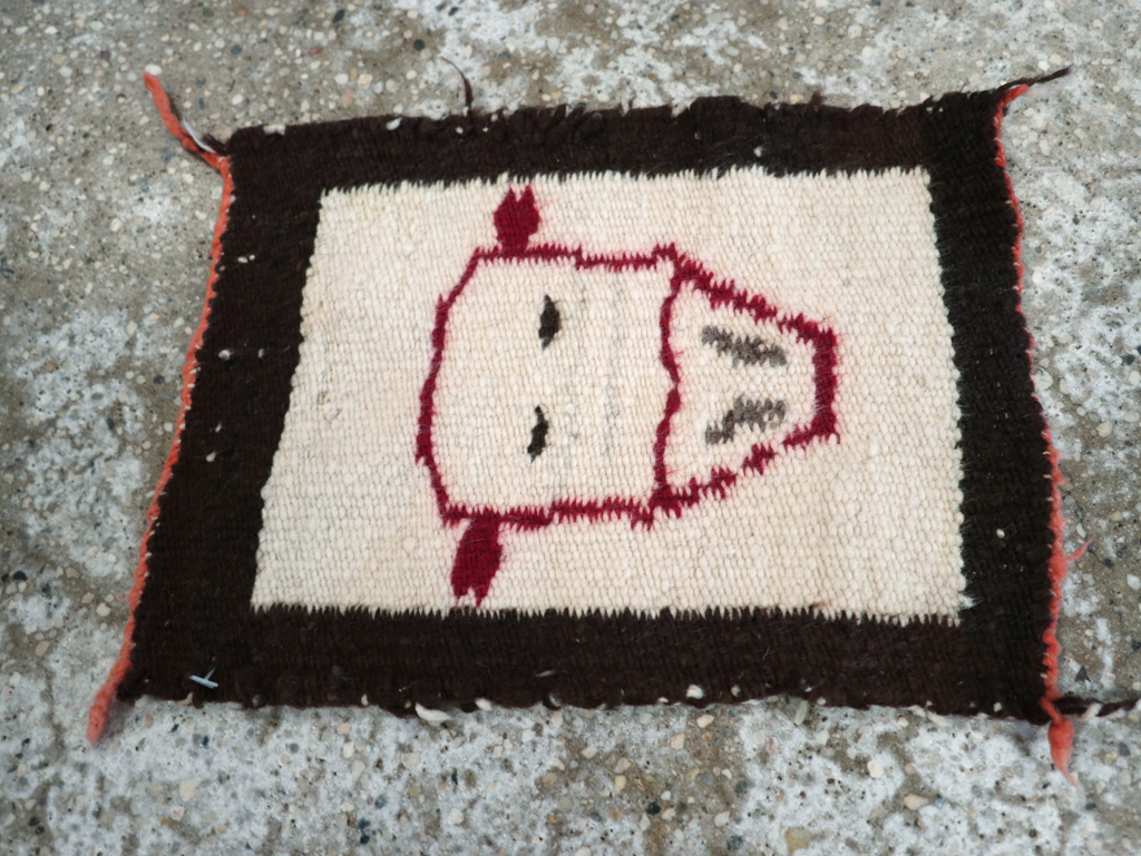 Vintage American Navajo Pictorial Kilim, No.31867 - Gsblank