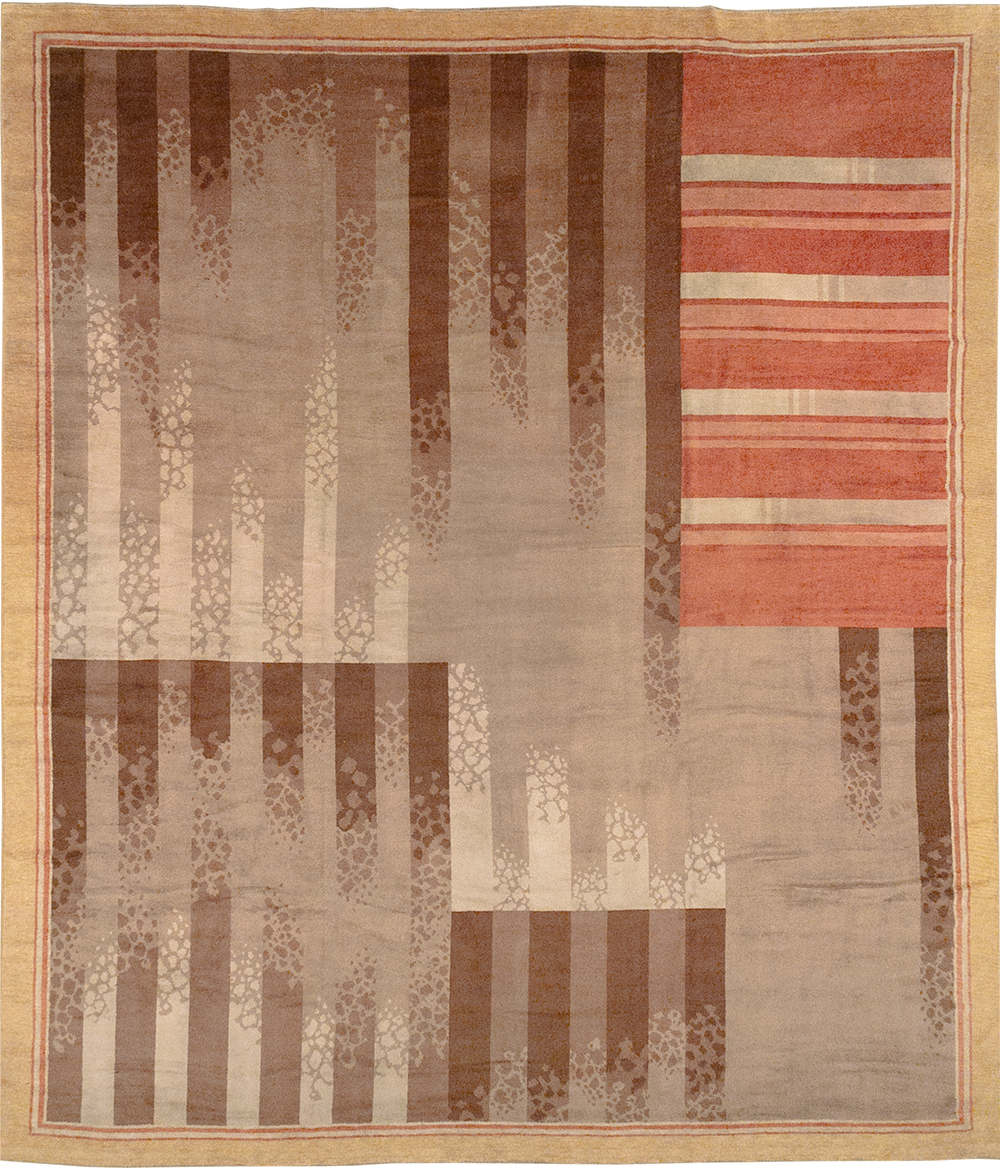 Vintage French Large Art Deco Carpet, No.31870 - Gsblank