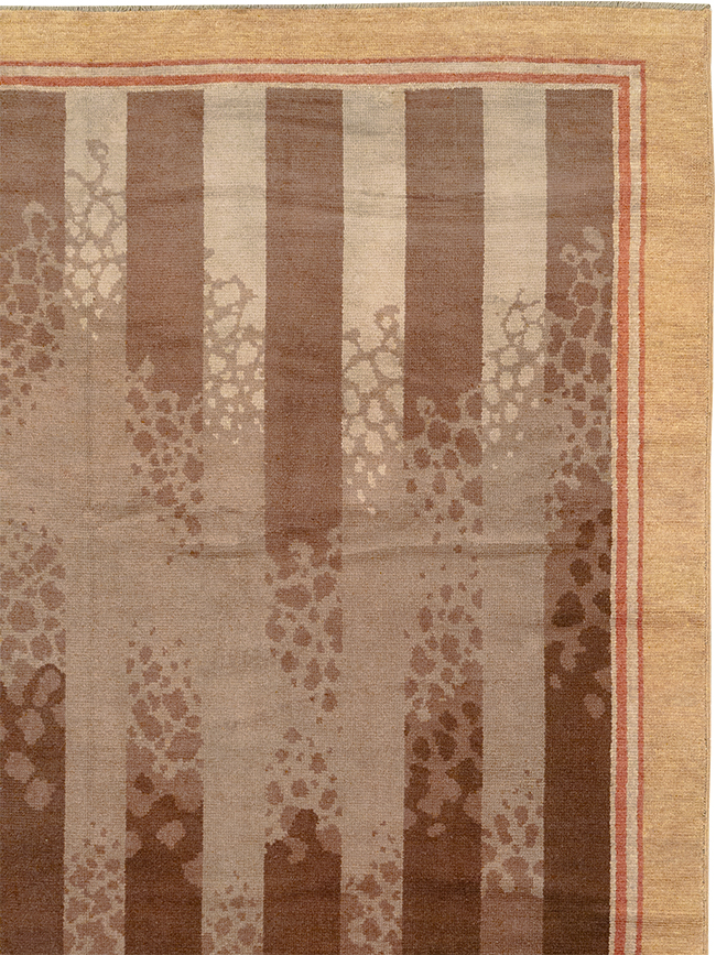 Vintage French Large Art Deco Carpet, No.31870 - Gsblank