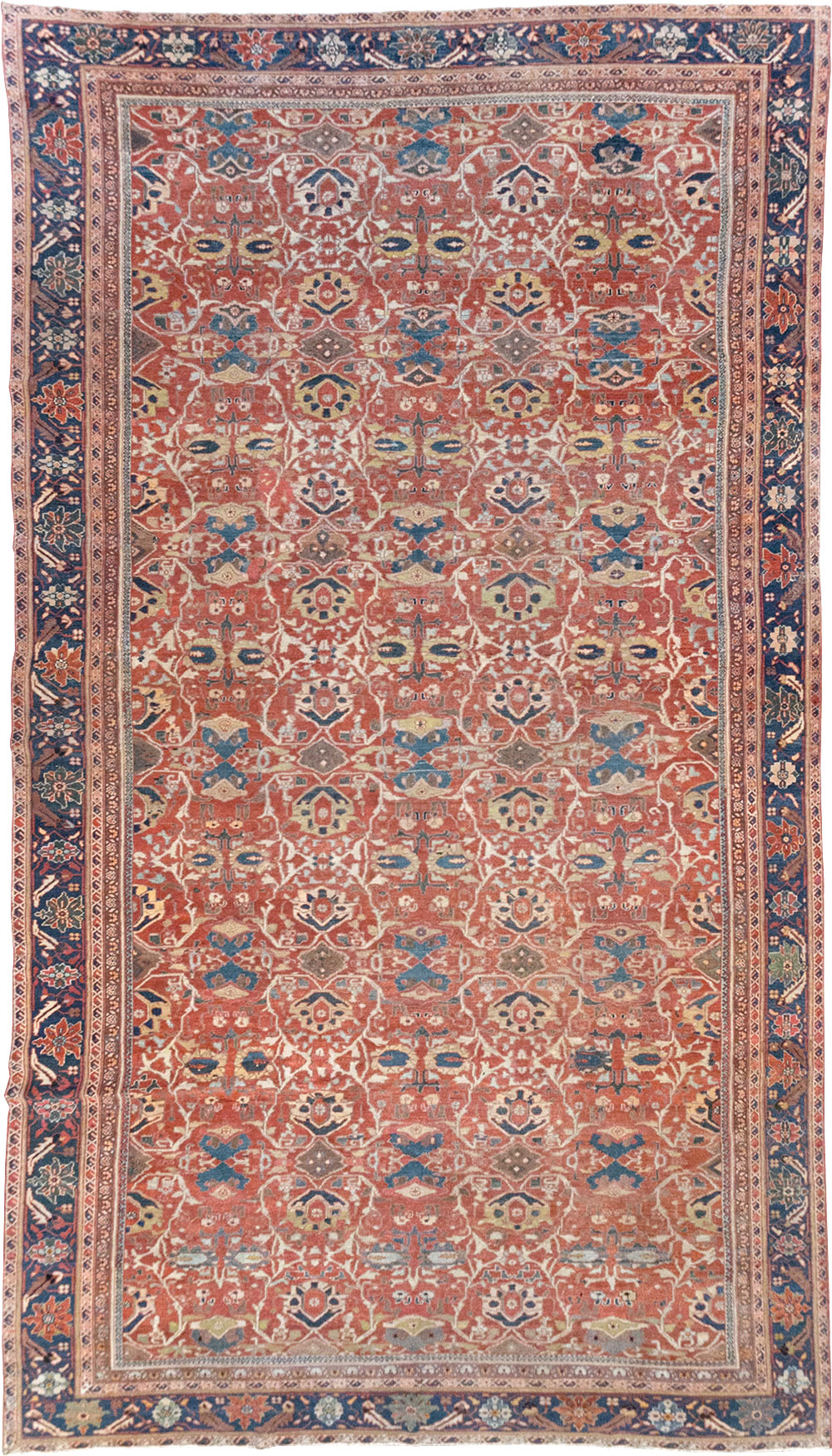 Antique Persian Mahal Large Carpet, No.31874 - Gsblank