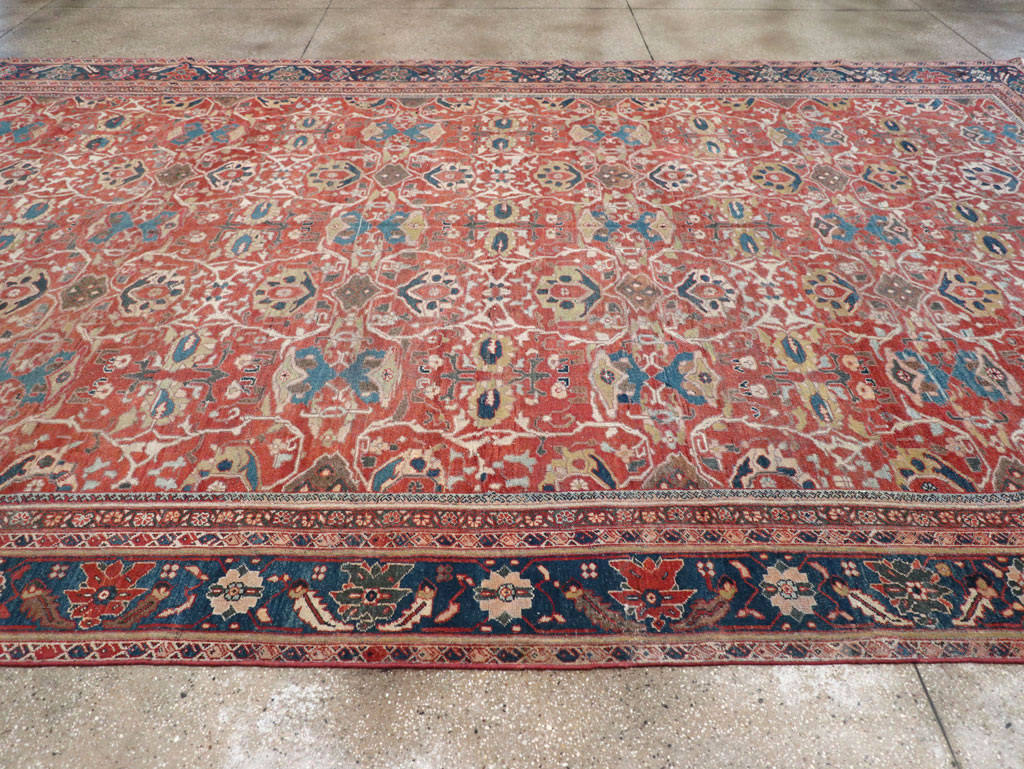 Antique Persian Mahal Large Carpet, No.31874 - Gsblank