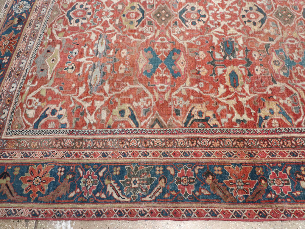 Antique Persian Mahal Large Carpet, No.31874 - Gsblank