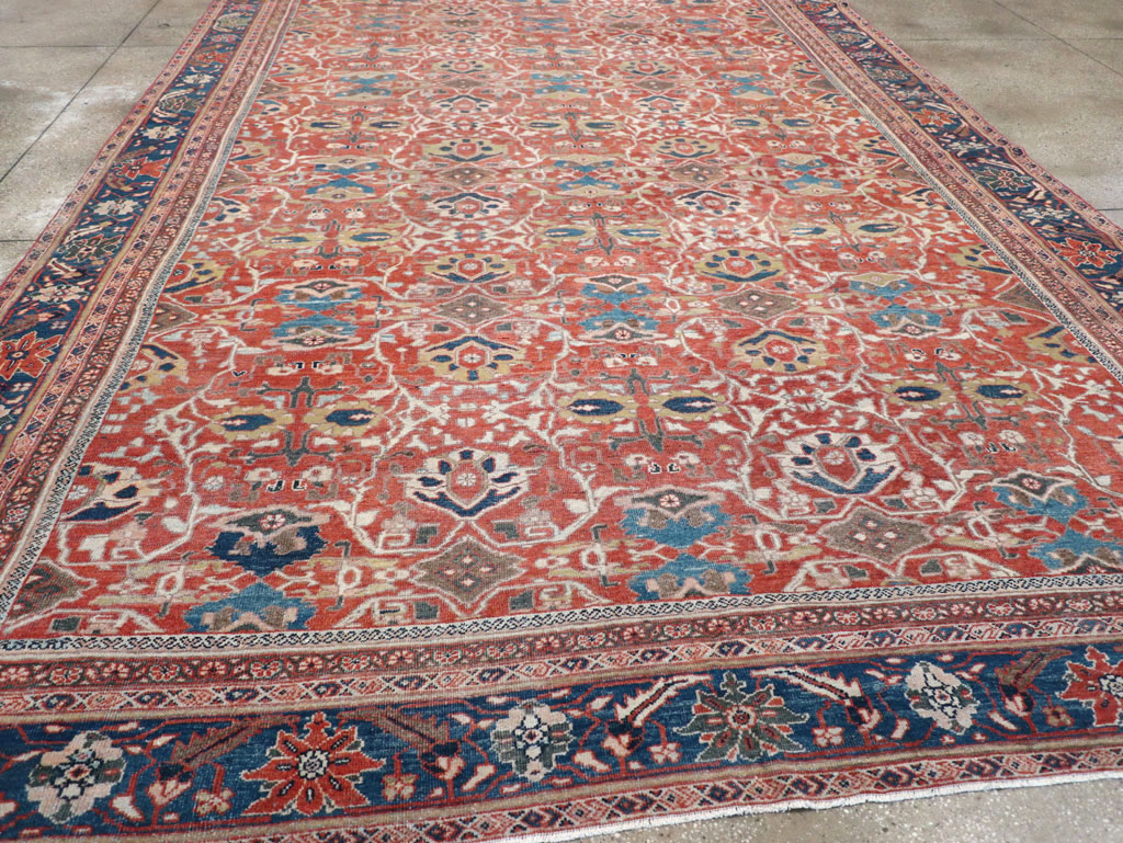 Antique Persian Mahal Large Carpet, No.31874 - Gsblank
