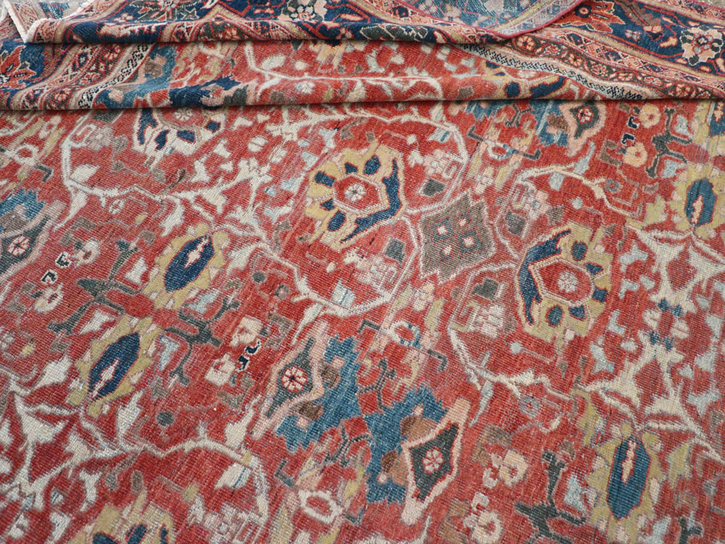 Antique Persian Mahal Large Carpet, No.31874 - Gsblank
