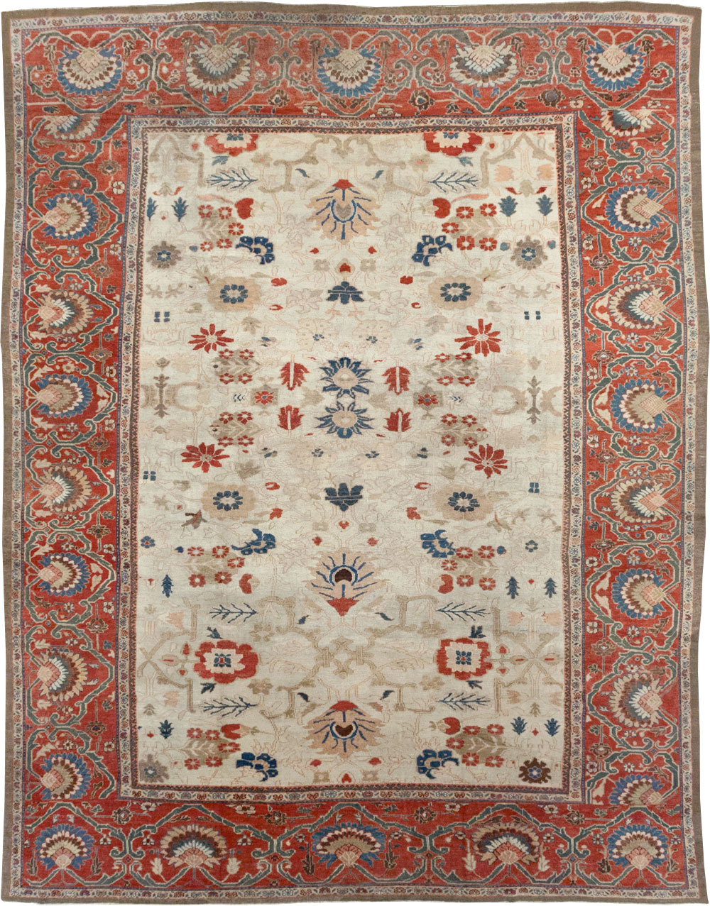 Antique Persian Sultanabad Large Carpet, No.31877 - Gsblank