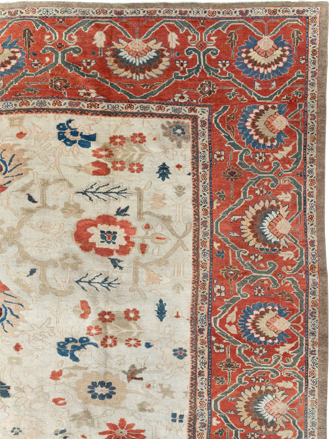 Antique Persian Sultanabad Large Carpet, No.31877 - Gsblank