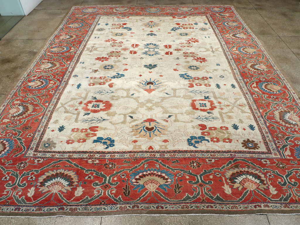 Antique Persian Sultanabad Large Carpet, No.31877 - Gsblank