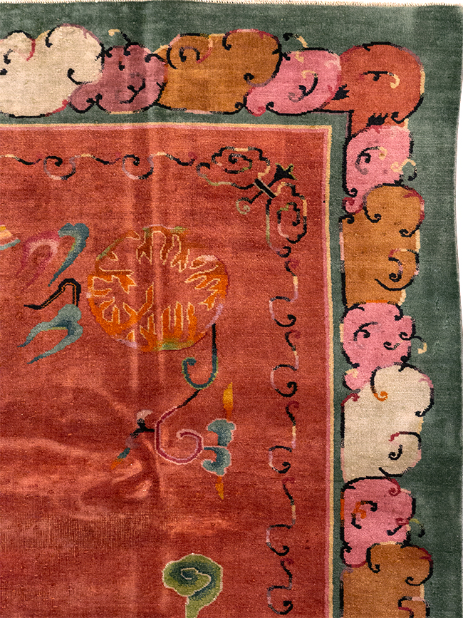 Vintage Chinese Art Deco Room Size Carpet, No.31885 - Gsblank