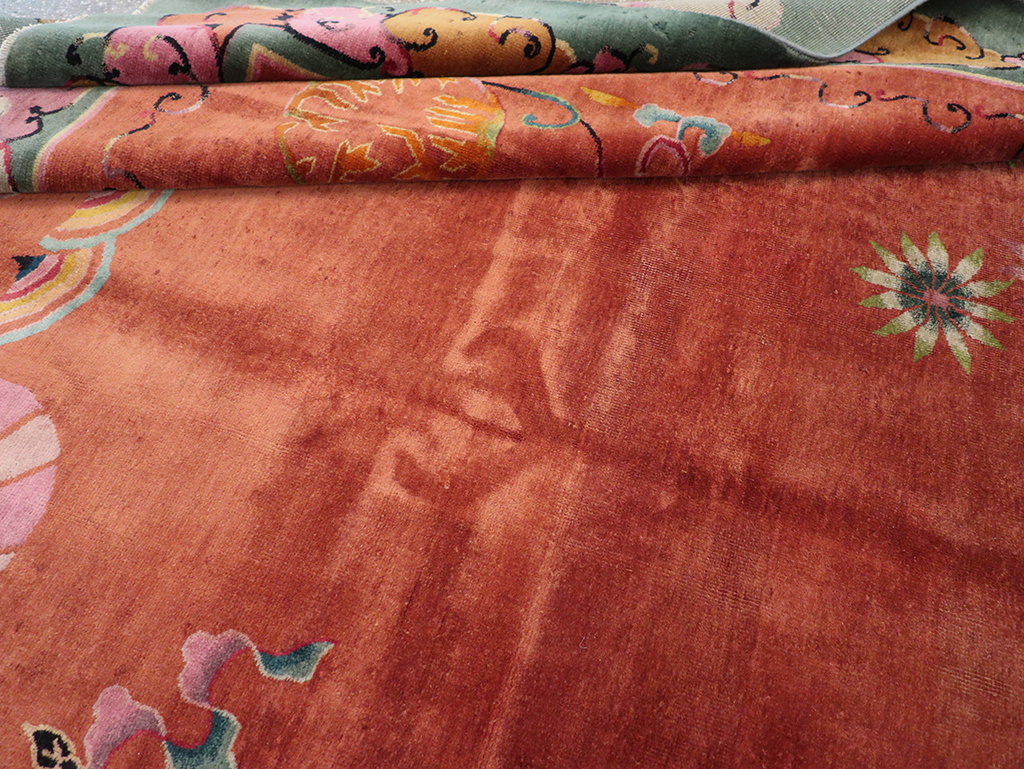 Vintage Chinese Art Deco Room Size Carpet, No.31885 - Gsblank