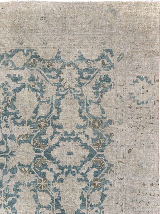 Antique Persian Tabriz Small Room Size Carpet, No.31889 - Gsblank