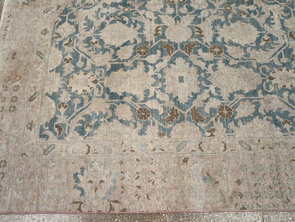 Antique Persian Tabriz Small Room Size Carpet, No.31889 - Gsblank