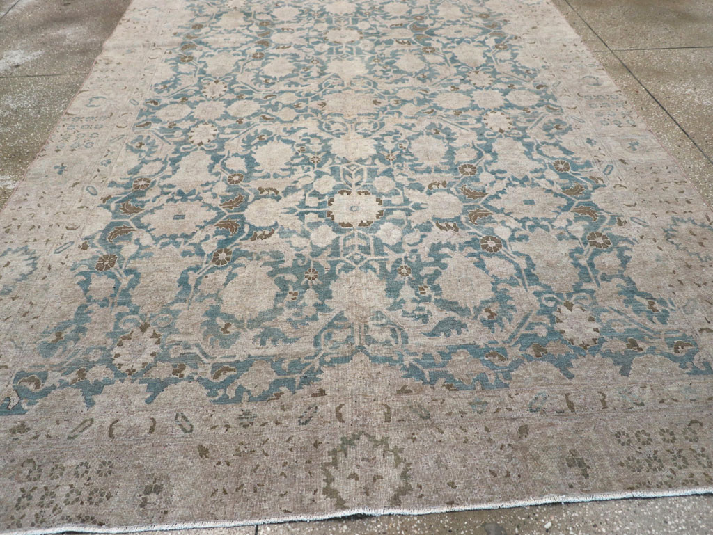 Antique Persian Tabriz Small Room Size Carpet, No.31889 - Gsblank