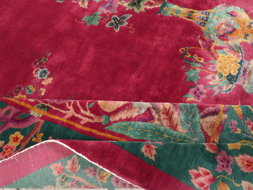 Vintage Chinese Art Deco Carpet, No.31896 - Gsblank