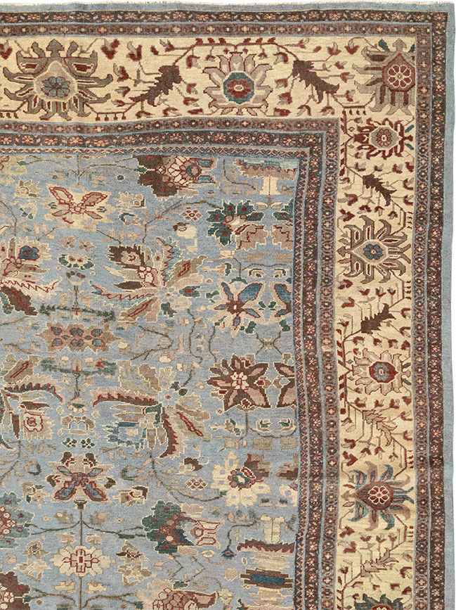 Antique Persian Mahal Large Room Size Carpet, No.31900 - Gsblank