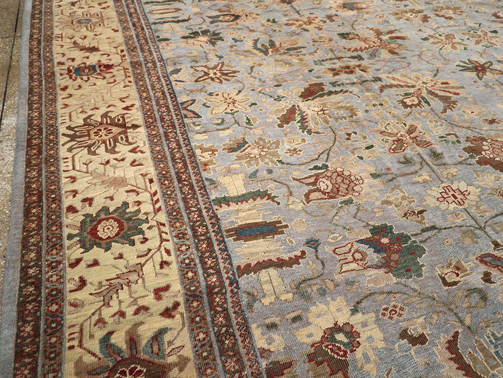 Antique Persian Mahal Large Room Size Carpet, No.31900 - Gsblank