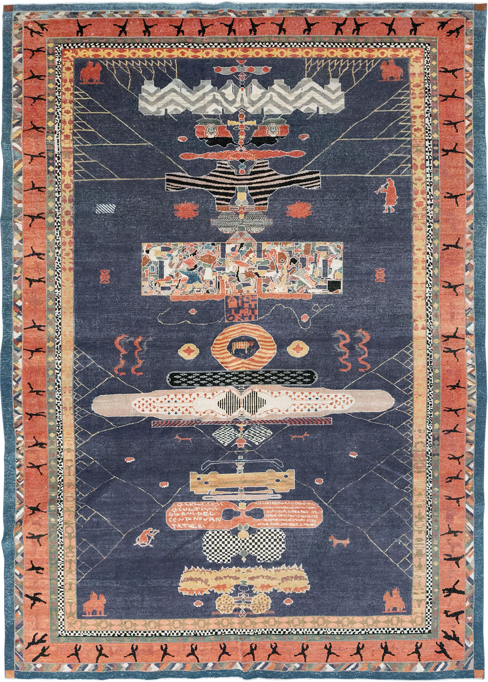 Vintage Turkish Anatolian Accent Carpet, No.31901 - Gsblank