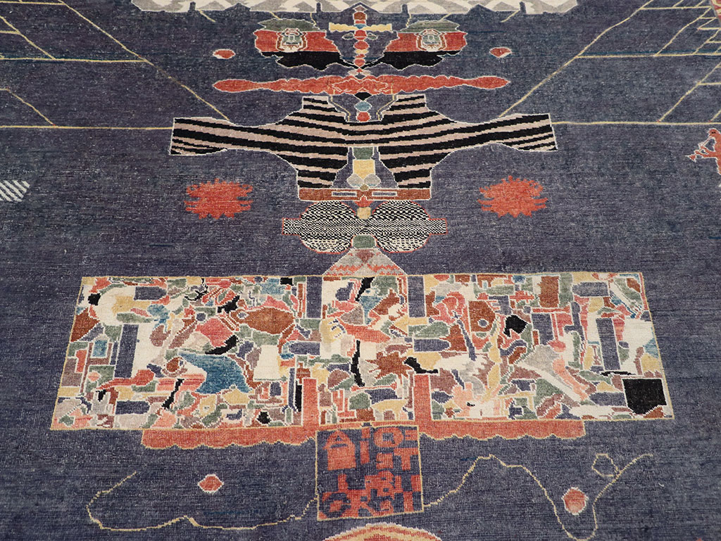 Vintage Turkish Anatolian Accent Carpet, No.31901 - Gsblank