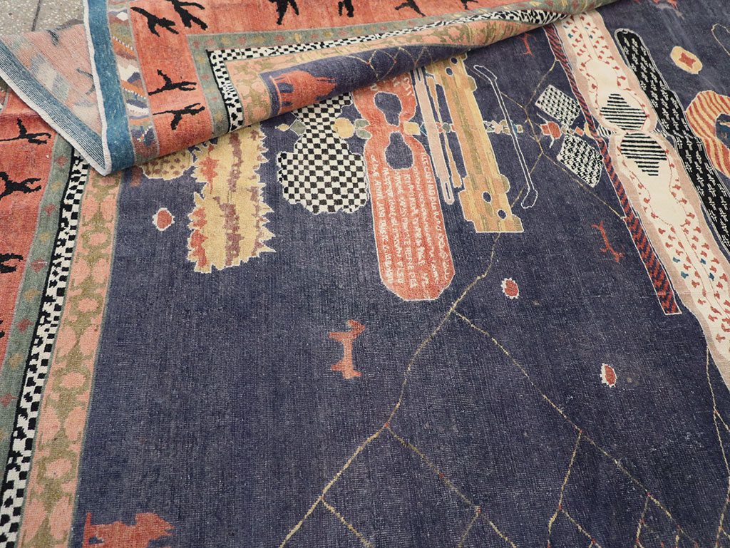 Vintage Turkish Anatolian Accent Carpet, No.31901 - Gsblank