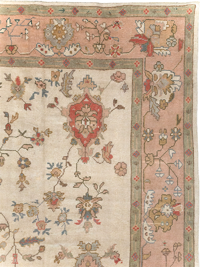 Vintage Turkish Oushak Large Carpet, No.31904 - Gsblank