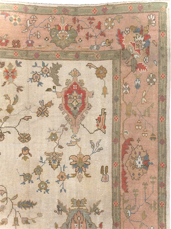 Vintage Turkish Oushak Large Carpet, No.31904 - Gsblank