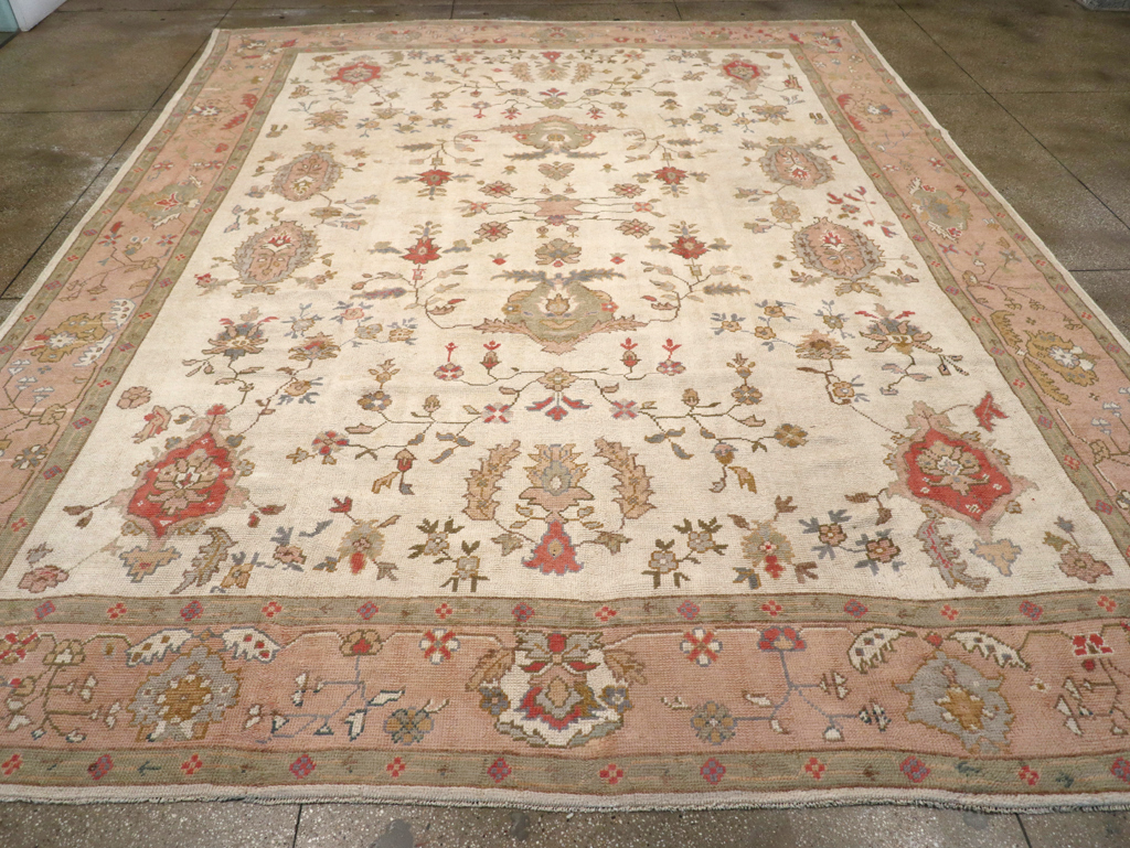 Vintage Turkish Oushak Large Carpet, No.31904 - Gsblank