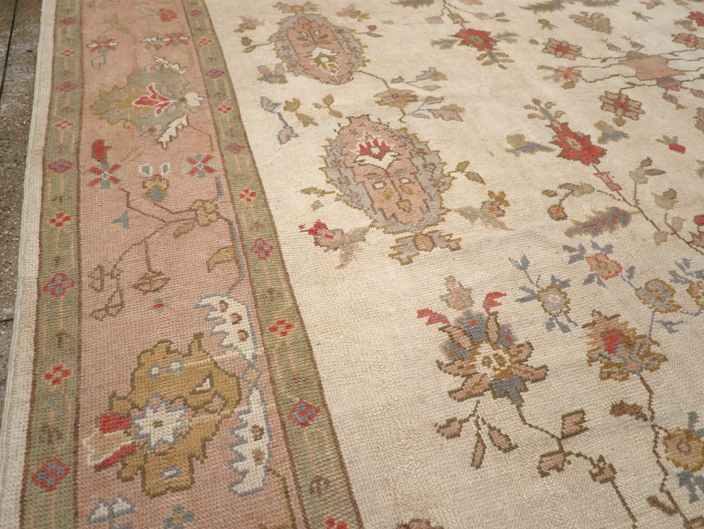 Vintage Turkish Oushak Large Carpet, No.31904 - Gsblank