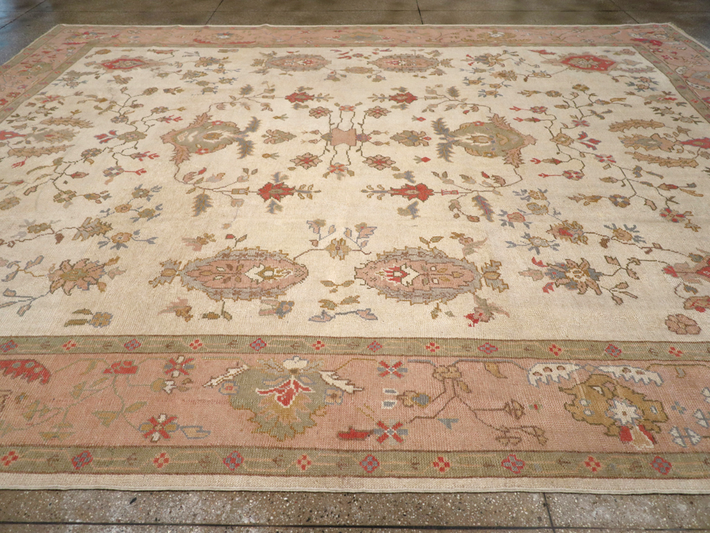 Vintage Turkish Oushak Large Carpet, No.31904 - Gsblank