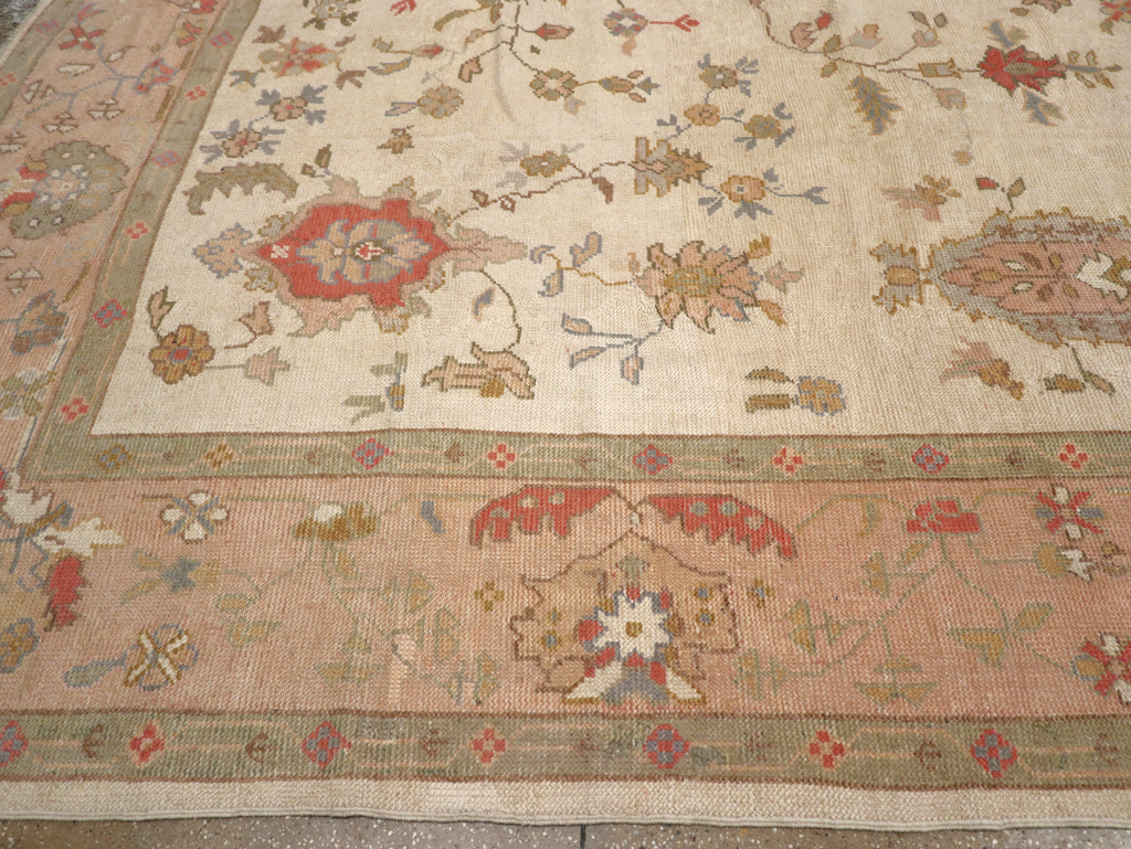 Vintage Turkish Oushak Large Carpet, No.31904 - Gsblank