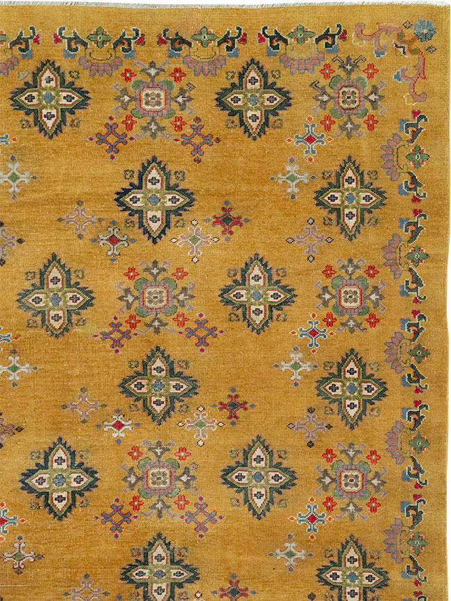 Vintage Indian Room Size Carpet, No.31921 - Gsblank