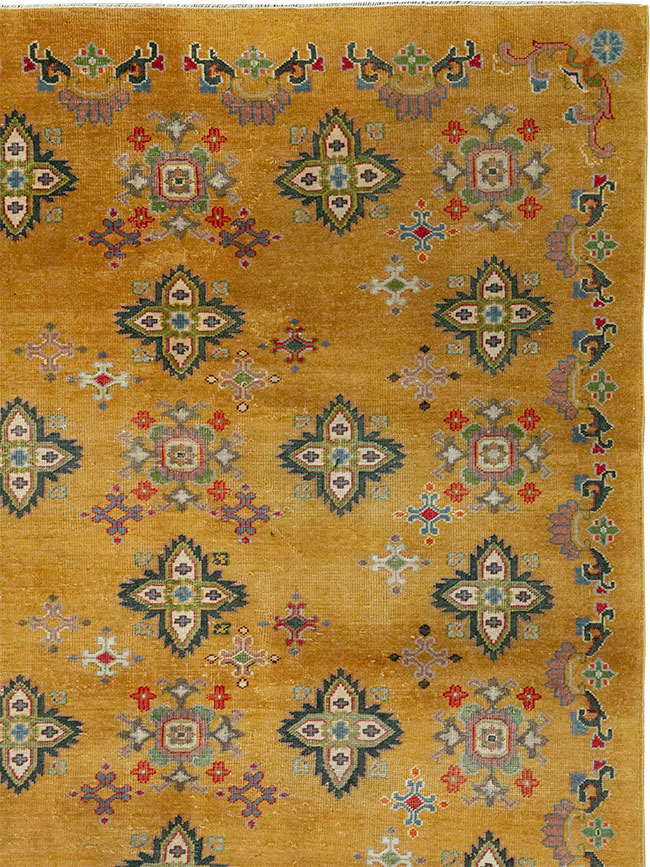 Vintage Indian Room Size Carpet, No.31921 - Gsblank
