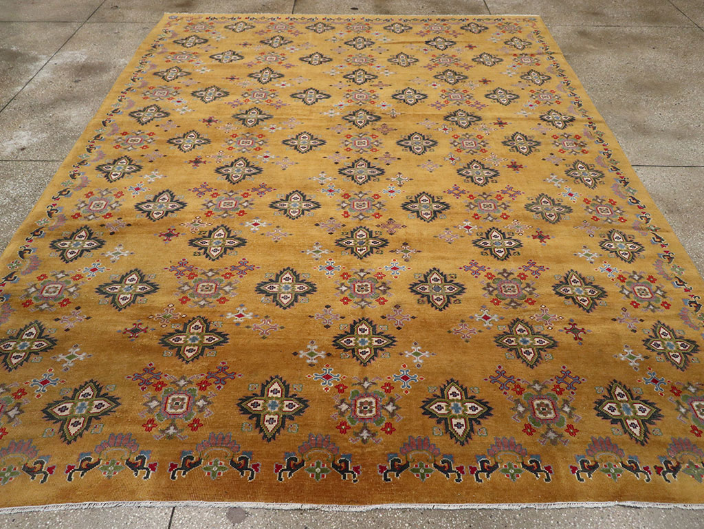 Vintage Indian Room Size Carpet, No.31921 - Gsblank