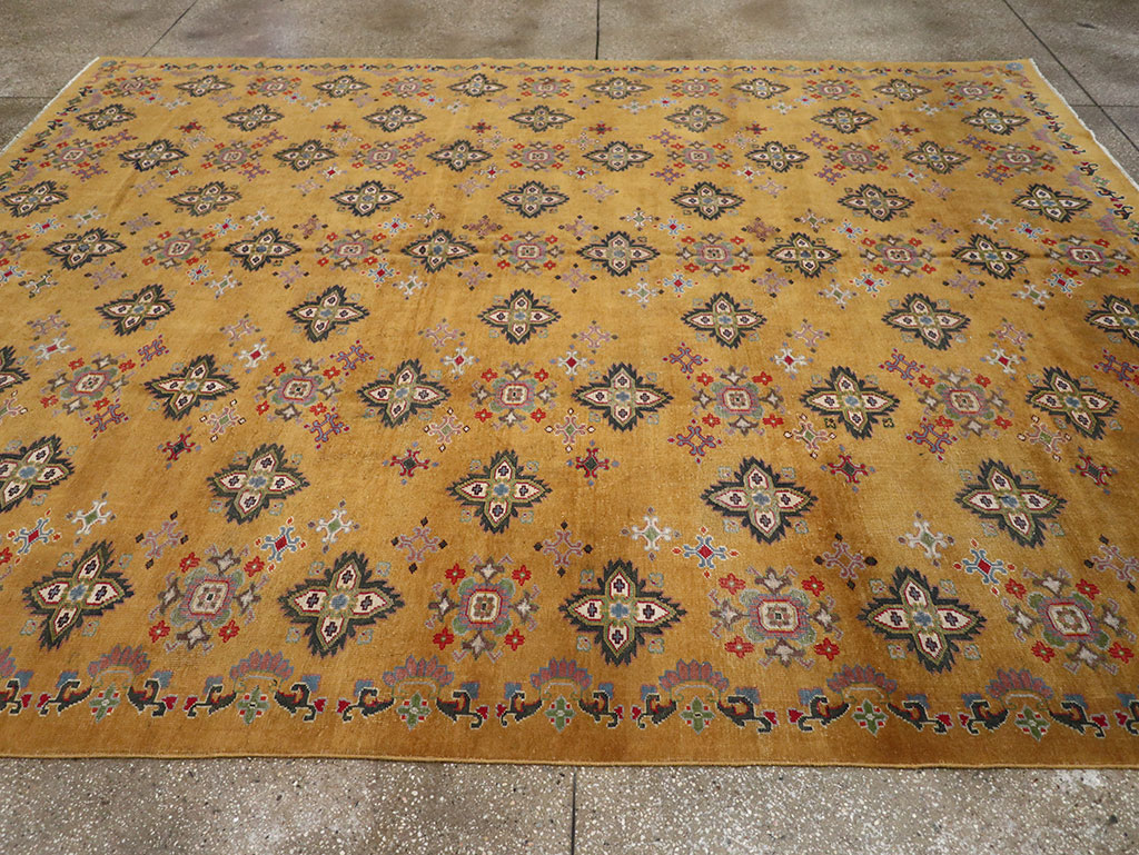 Vintage Indian Room Size Carpet, No.31921 - Gsblank