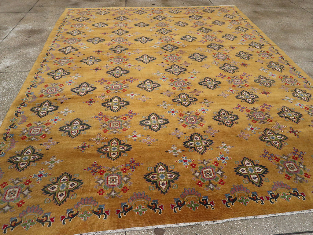 Vintage Indian Room Size Carpet, No.31921 - Gsblank