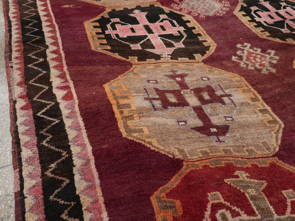 Vintage Turkish Anatolian Small Room Size Carpet, No.31925 - Gsblank