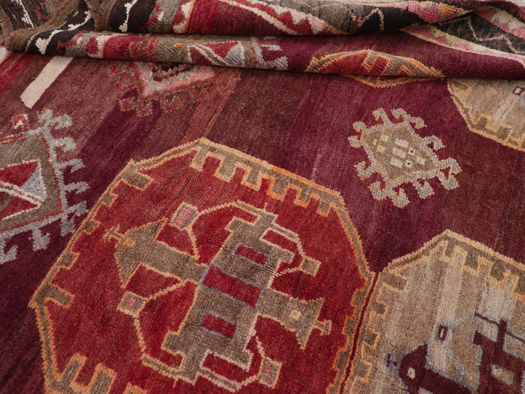 Vintage Turkish Anatolian Small Room Size Carpet, No.31925 - Gsblank