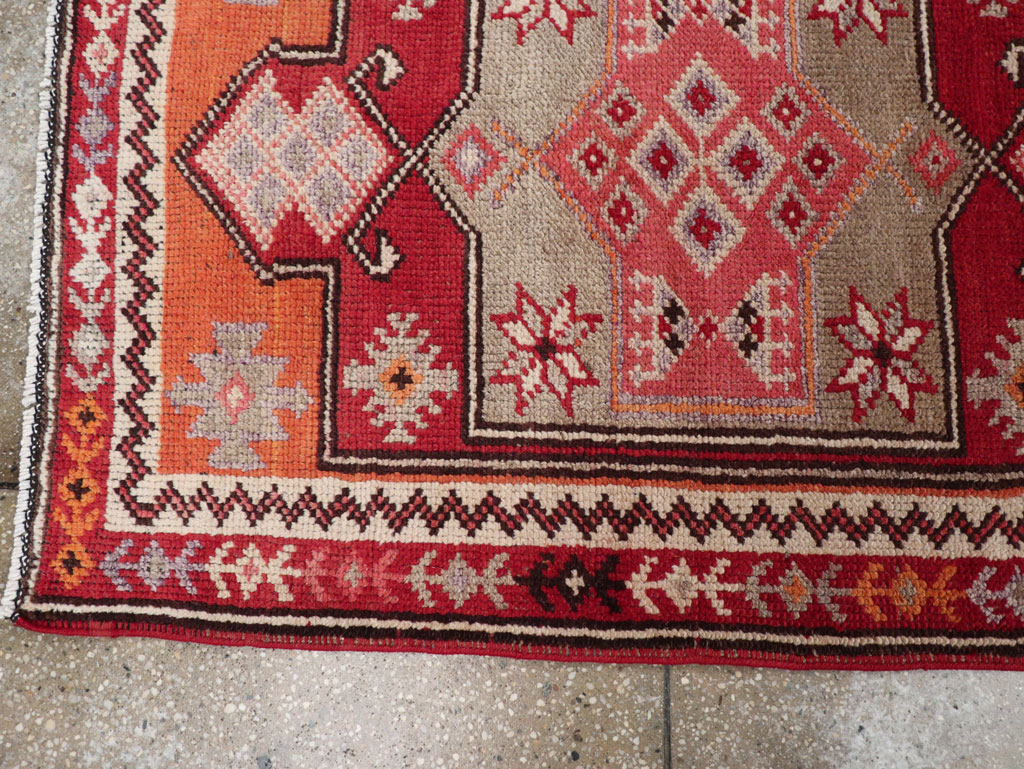 Vintage Turkish Tribal Runner, No.31928 - Gsblank